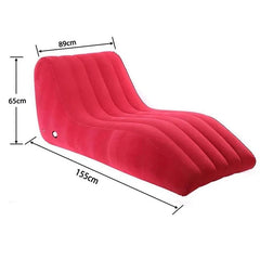 Portable Inflatable Love Sofa – Erotic Pillow & BDSM Cushion for Couples - Passion Pulse Adult