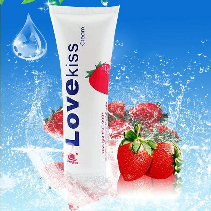 Love Kiss Edible Fruit-Flavored Lubricant – Grape Oral Massage Gel for Male and Female Intimacy, 25ml - Passion Pulse Adult