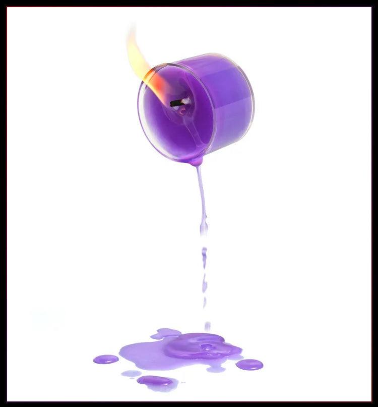 Low-Temperature Drip Wax Massage Candle – Sensual BDSM Erotic Play Candle for Couples - Passion Pulse Adult