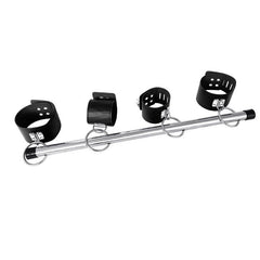 Adjustable BDSM Spreader Bar with Handcuffs and Leg Cuffs – Restraint Kit for Couples Roleplay and Fetish Play - Passion Pulse Adult