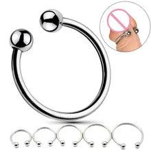 6 Sizes Stainless Steel Penis Ring – Delay & Glans Stimulation - Passion Pulse Adult