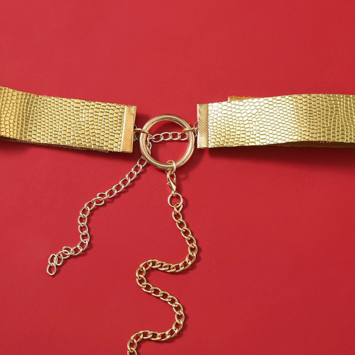 Heart Tassel Leather Nipple Covers with Chain & Choker - Passion Pulse Adult