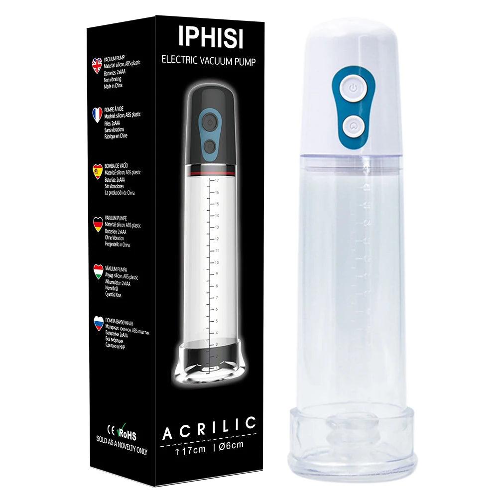 Hannibal LCD Electric Penis Pump – Enlargement Trainer & Male Masturbator - Passion Pulse Adult