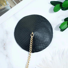 Sexy Nipple Cover Pasties & Metal Chain Choker – Nipple Chain Necklace for Cosplay - Passion Pulse Adult
