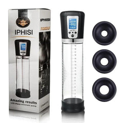 Electric LCD Penis Pump – Vacuum Extender & Erection Trainer for Men - Passion Pulse Adult