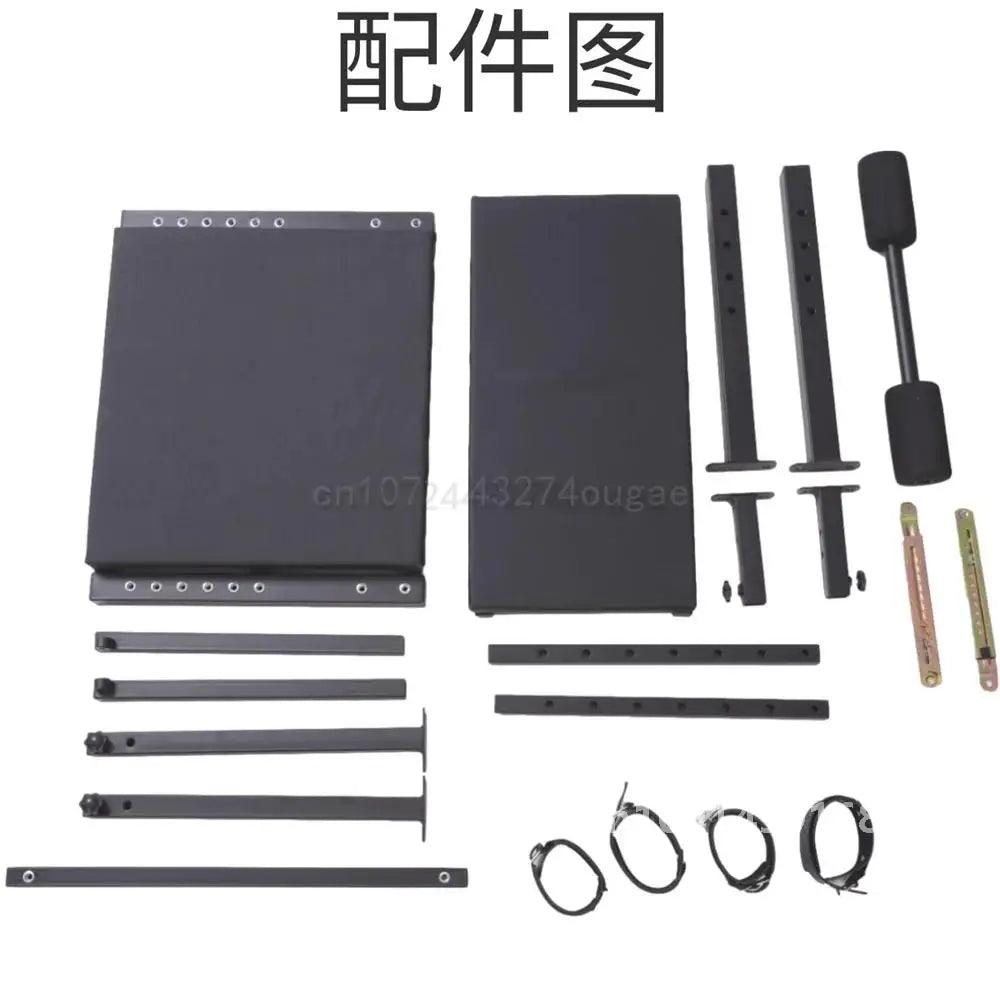 BDSM Adjustable Split-Leg Chair with Restraints – Carbon Steel Bondage Furniture for Couples Roleplay and Fetish Play - Passion Pulse Adult