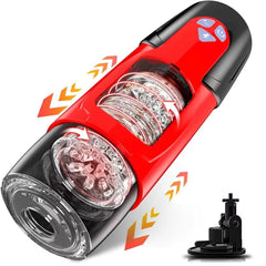 Hannibal Automatic Male Masturbator II - 7-Hands-Free Automatic Thrusting & Rotating Male Masturbator – Visual Piston Cup with Realistic Vagina Design - Passion Pulse Adult