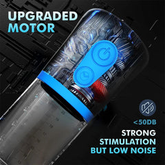 Hannibal LCD Electric Penis Pump – Enlargement Trainer & Male Masturbator - Passion Pulse Adult