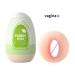 Mini Portable Masturbation Egg – Soft Beginner Penis Massager for Men - Passion Pulse Adult