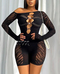 Sexy Crochet Babydoll – Backless Plus Size Lingerie Sleepwear & Costumes - Passion Pulse Adult