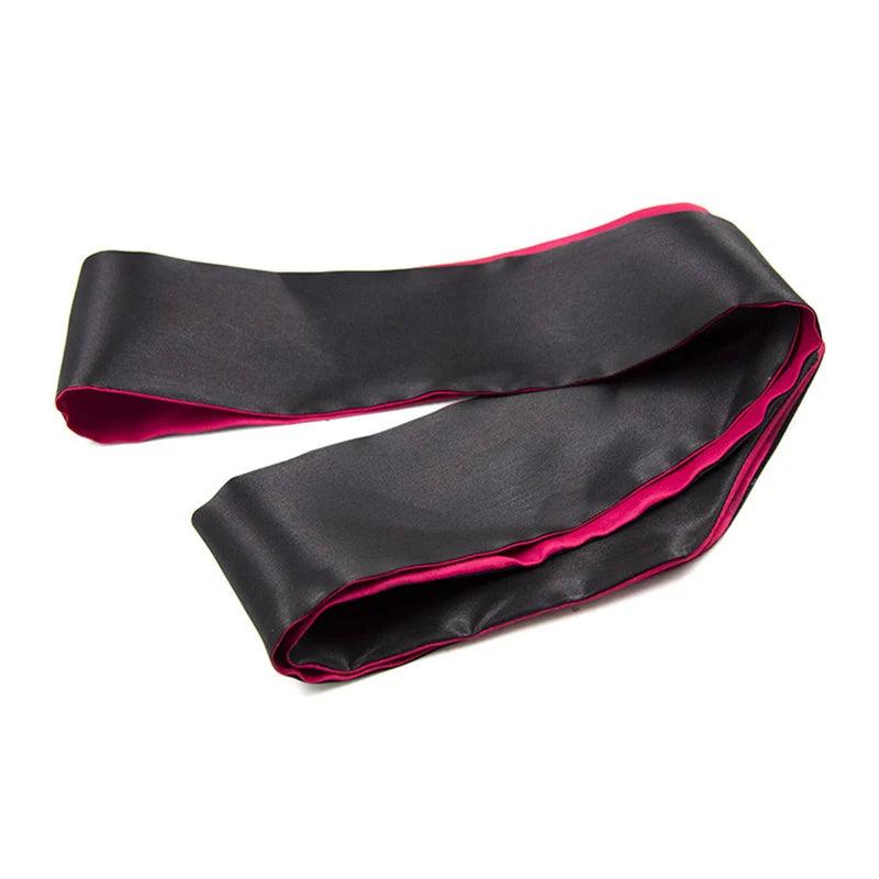 Luxury Satin Blindfold for Couples – Soft Eye Mask for Cosplay, Romantic Games, and Relaxation - Passion Pulse Adult