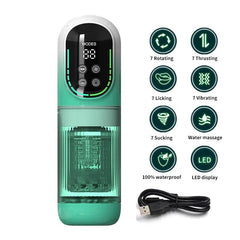 Automatic Thrusting & Rotating Male Masturbator - Passion Pulse Adult