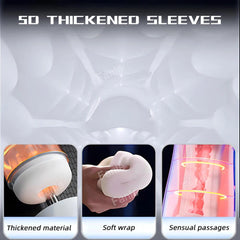 Automatic Sucking Male Masturbator – Heated Vibration Blowjob Machine for Men - Passion Pulse Adult