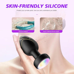 Wireless Remote-Controlled Anal Plug – 10-Speed Vibrating Prostate Massager - Passion Pulse Adult