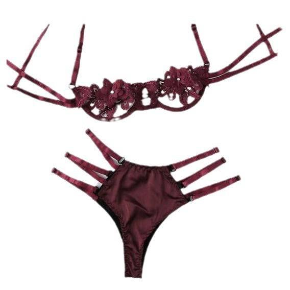 Embroidered Sexy Lingerie - Passion Pulse Adult