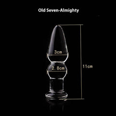 Glass Crystal Butt Plug - Passion Pulse Adult