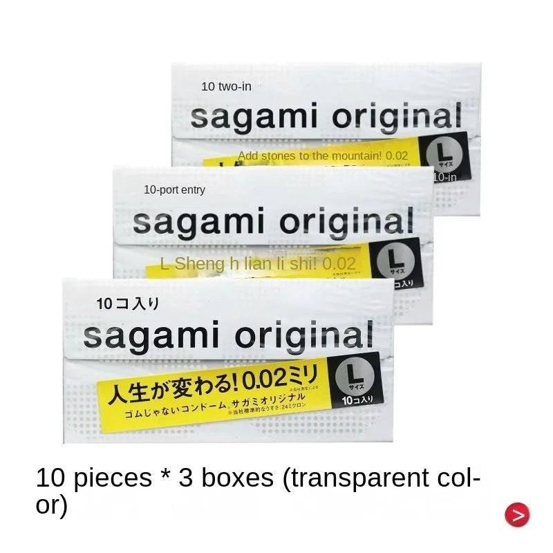 Sagami Original 0.01 & 0.02 Ultra-Thin Condoms - Passion Pulse Adult