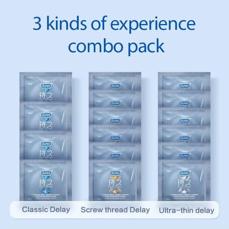 Durex Performa 3-in-1 Condoms - Passion Pulse Adult