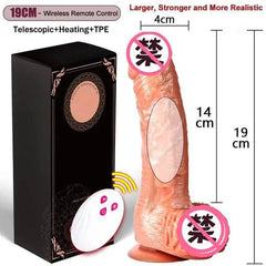 Thrusting Rotating Dildo Vibrator – Remote Control & Suction Cup - Passion Pulse Adult