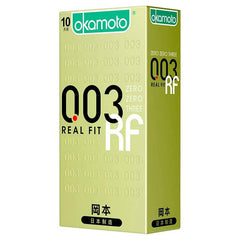 Okamoto Zero Zero Three Real Fit 0.03mm Condoms – Ultra-Thin, Natural Fit for Enhanced Comfort - Passion Pulse Adult
