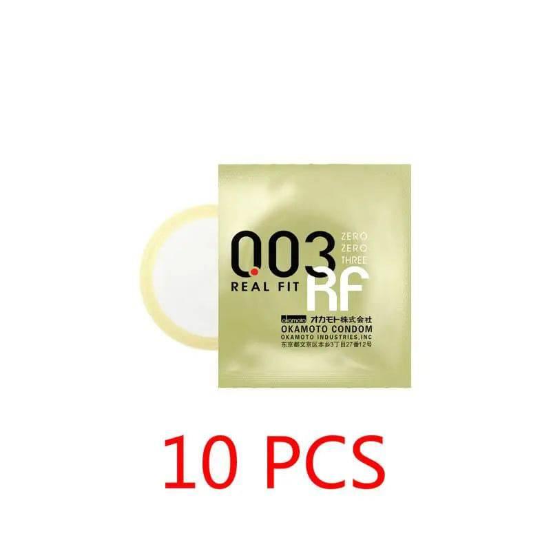 Okamoto Zero Zero Three Real Fit 0.03mm Condoms – Ultra-Thin, Natural Fit for Enhanced Comfort - Passion Pulse Adult