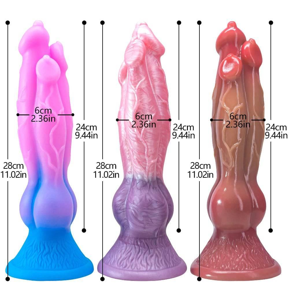 Soft Dildo Animal Monster Dildo G-Spot Orgasm Lesbian Sex Toy With Strong Suction Cup Female Masturbator For Men Sex shop - Passion Pulse Adult