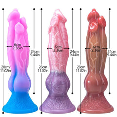 Soft Dildo Animal Monster Dildo G-Spot Orgasm Lesbian Sex Toy With Strong Suction Cup Female Masturbator For Men Sex shop - Passion Pulse Adult