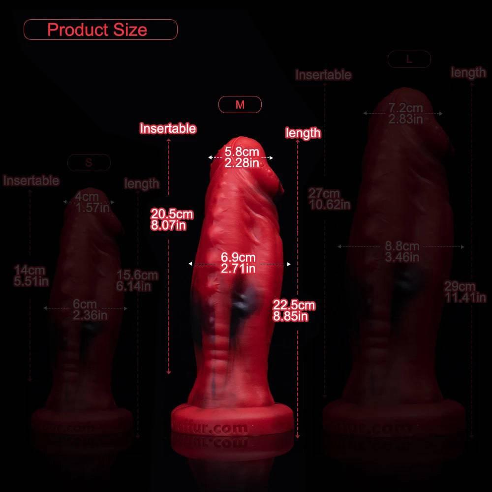 Giant Thick Dildo with Suction Cup - Ultimate Pleasure for Women - Passion Pulse Adult