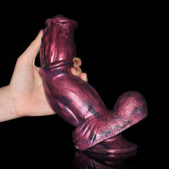 8.27" Wolf Dildo with 4 Knots - Realistic Design for Ultimate Stimulation - Passion Pulse Adult
