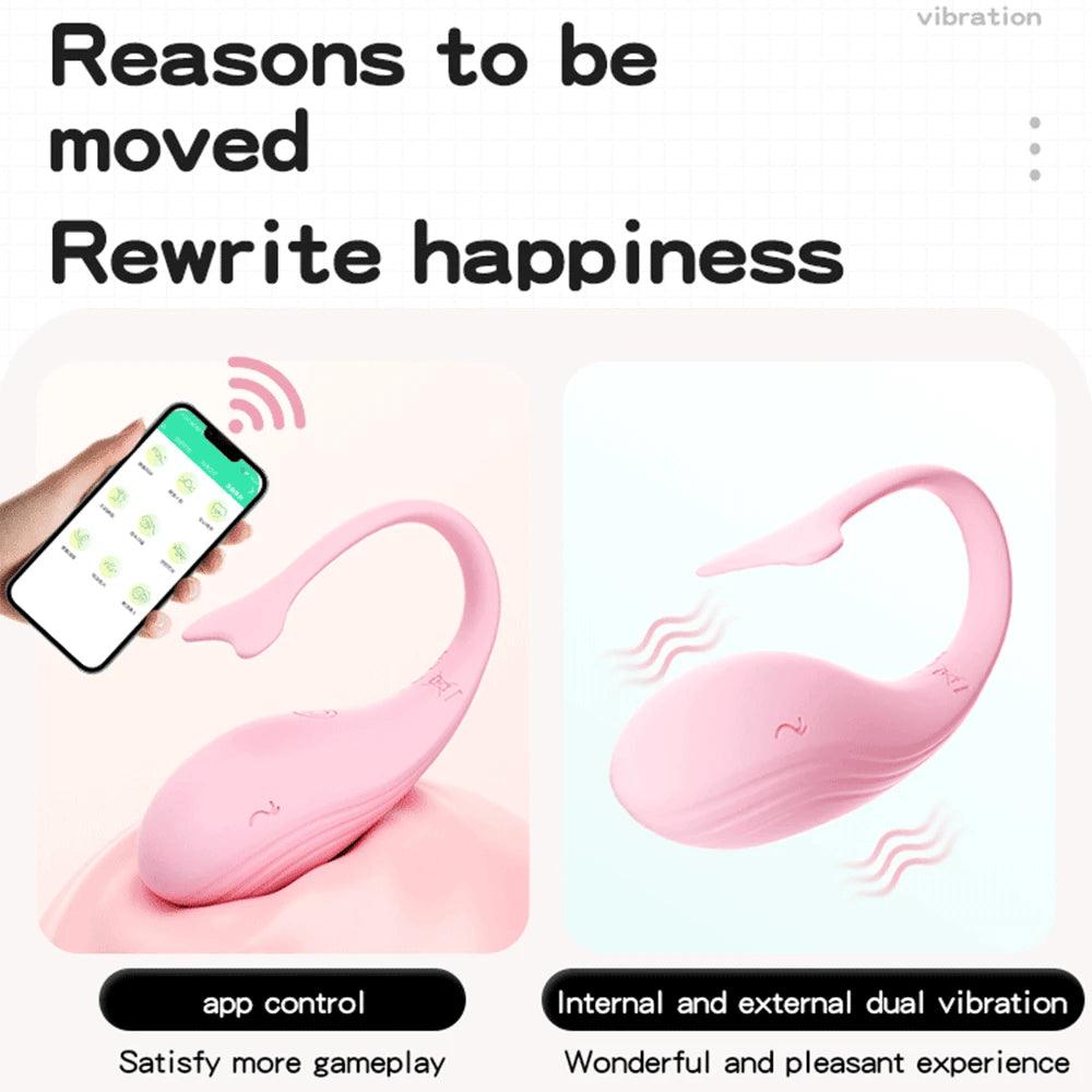 Wearable Bluetooth Vibrating Egg for Women - Passion Pulse Adult