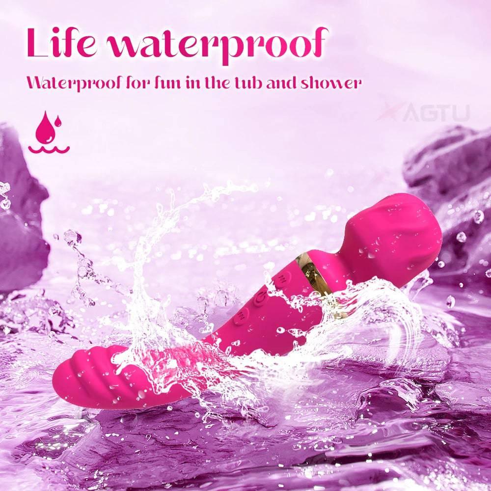 2 Motors AV Vibrator for Women G Spot Clit Clitoris Stimulator USB Rechargeable Vagina Massager Female Sex Toys Adults Goods - Passion Pulse Adult