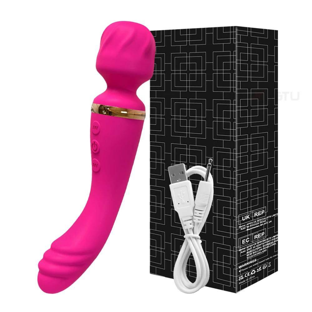 2 Motors AV Vibrator for Women G Spot Clit Clitoris Stimulator USB Rechargeable Vagina Massager Female Sex Toys Adults Goods - Passion Pulse Adult