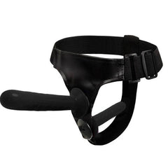 Double Penis Realistic Dildo Vibrator: Ultra Elastic Strap-On Harness for Women - Adult Sex Toy for Lesbians - Passion Pulse Adult