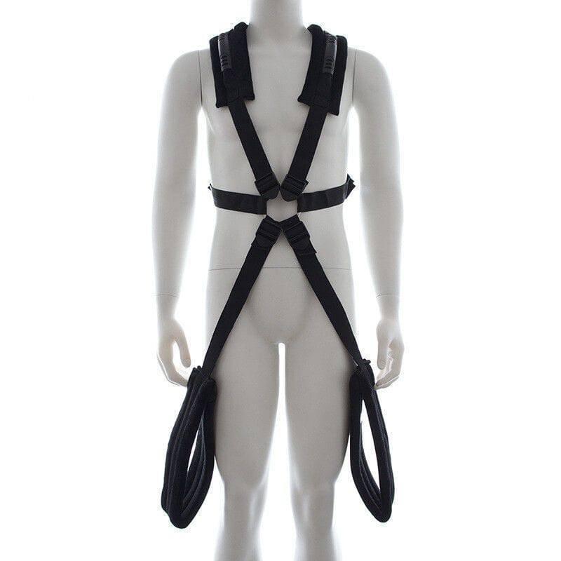 Double Shoulder Strap Assisted Swing Bondage Straps - Passion Pulse Adult