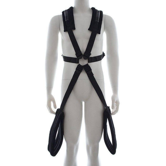 Double Shoulder Strap Assisted Swing Bondage Straps - Passion Pulse Adult