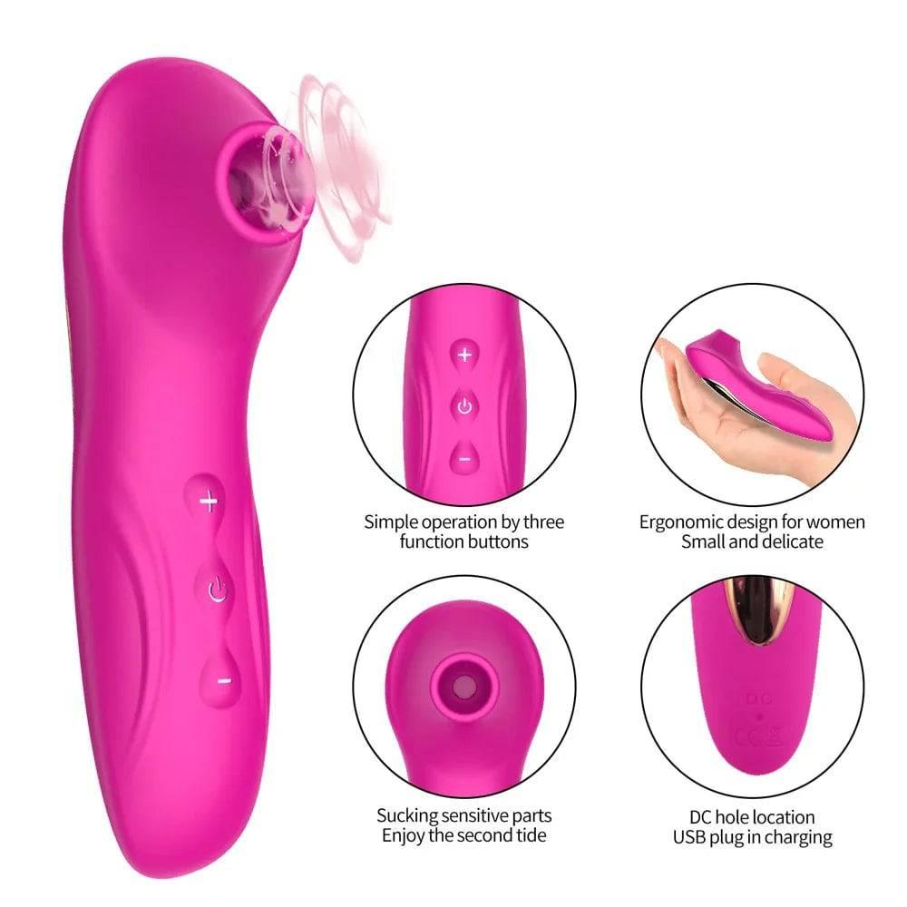 G-Spot Vibrating Sex Toy for Couples – Womanizer Clit Sucker - Passion Pulse Adult