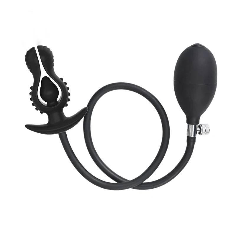 InflataMax - Adjustable Inflatable Plug with Pump - Passion Pulse Adult