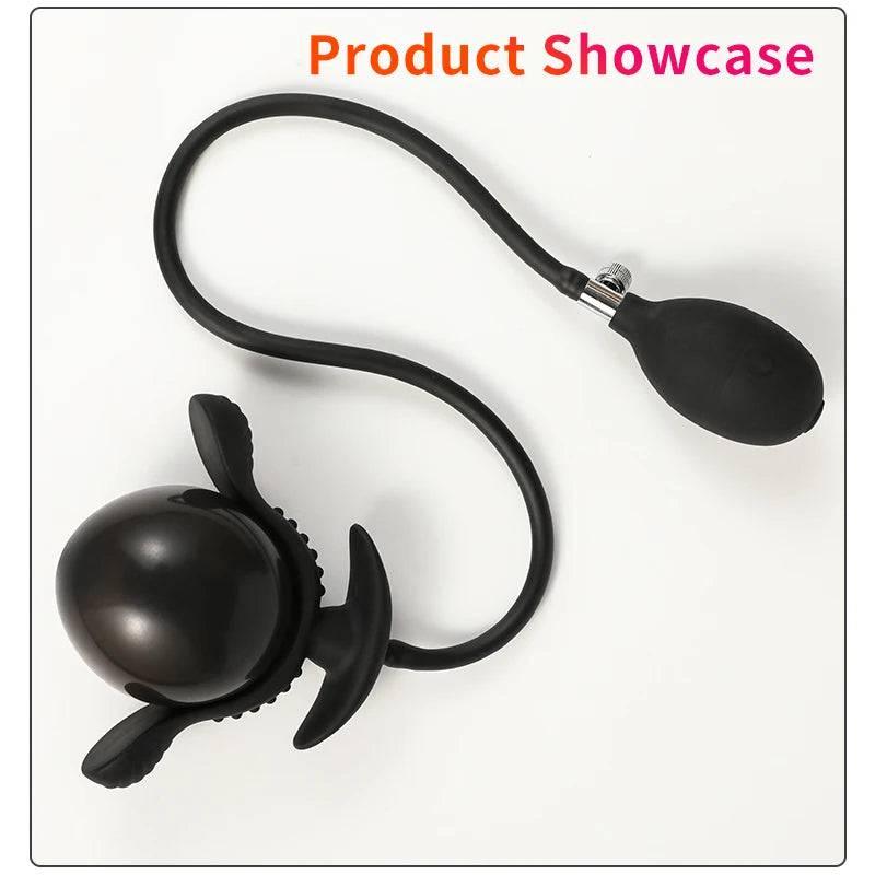 InflataMax - Adjustable Inflatable Plug with Pump - Passion Pulse Adult