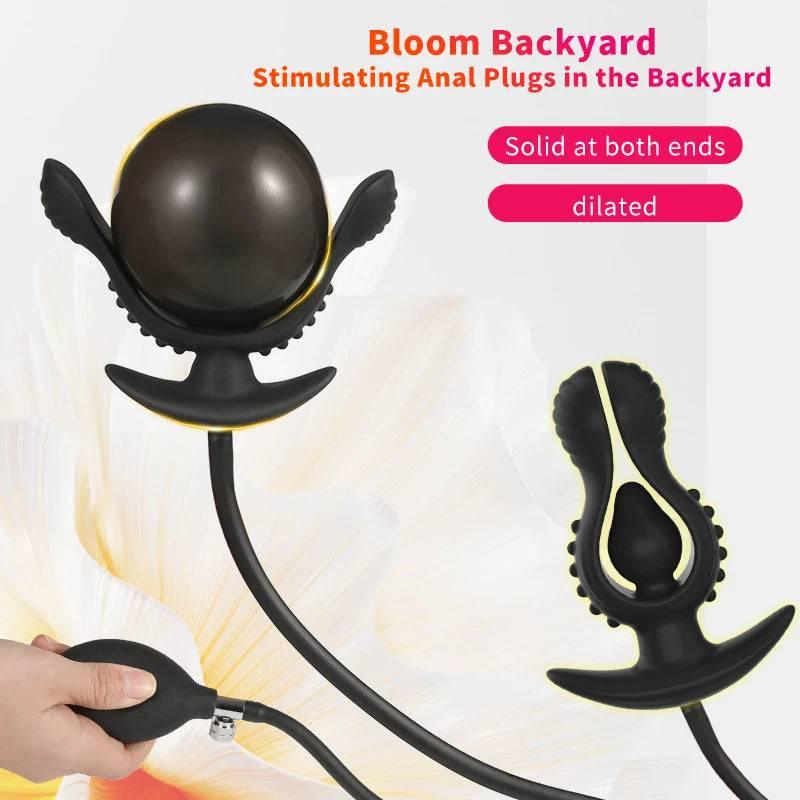 InflataMax - Adjustable Inflatable Plug with Pump - Passion Pulse Adult