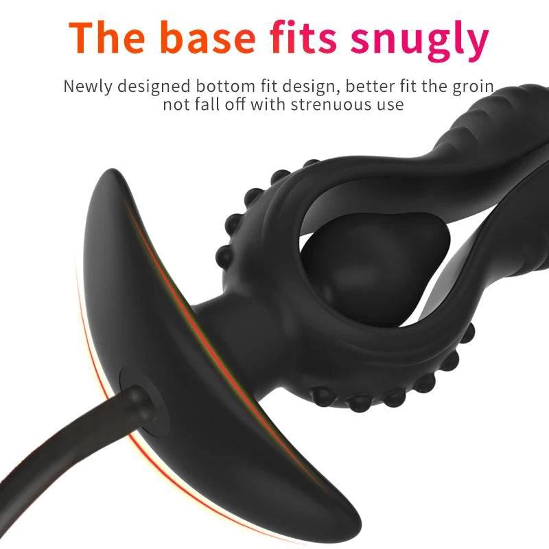 InflataMax - Adjustable Inflatable Plug with Pump - Passion Pulse Adult