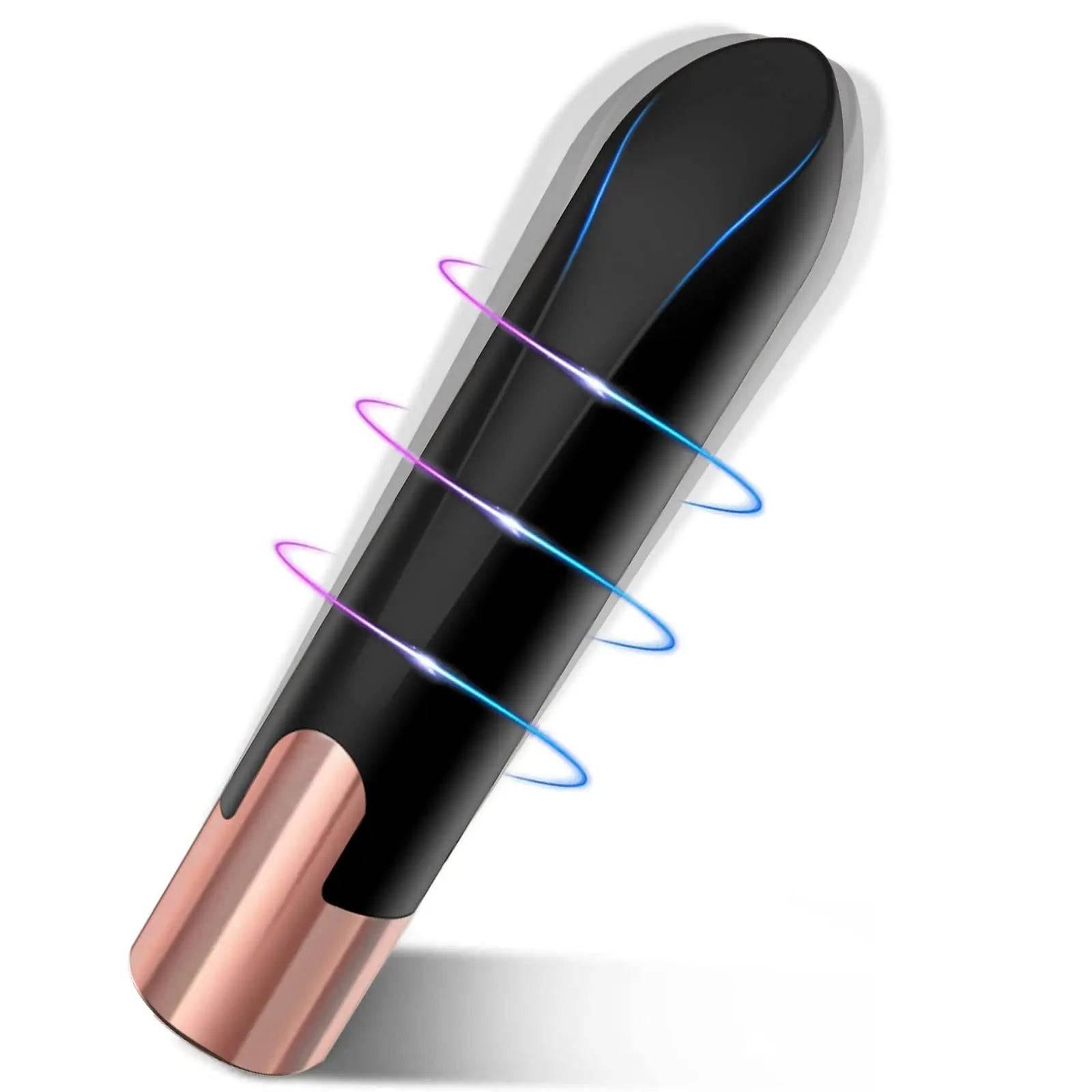 Lipstick-Shaped Bullet Vibrator with 10 Modes - Passion Pulse Adult