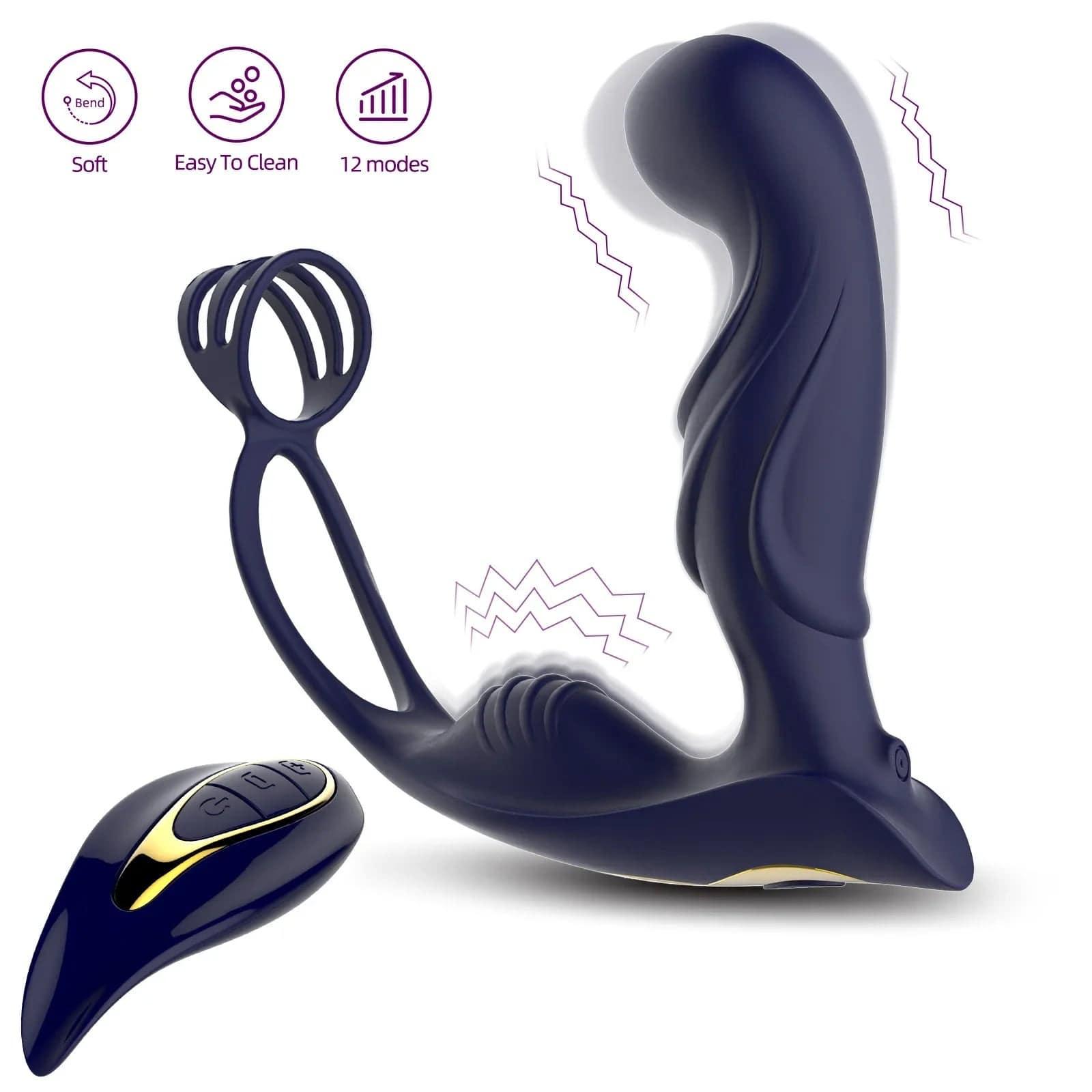 Male Prostate Massager – Anal Vibrator & G-Spot Stimulator - Passion Pulse Adult