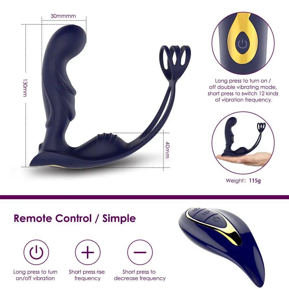 Male Prostate Massager – Anal Vibrator & G-Spot Stimulator - Passion Pulse Adult