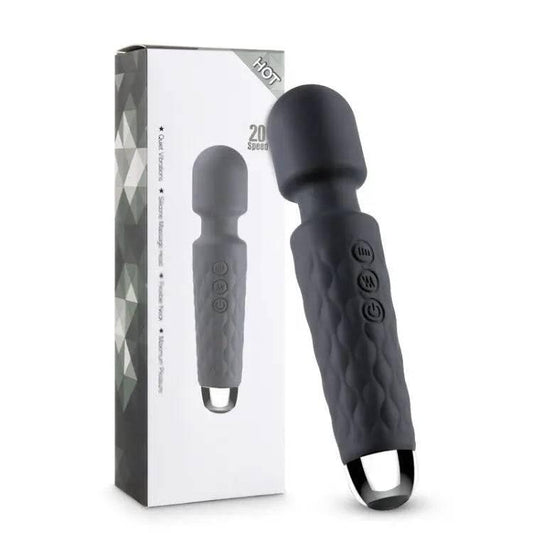 New Power Wand Massager – 10 Speeds, G-Spot & Clitoral Vibrator - Passion Pulse Adult