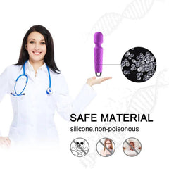 New Power Wand Massager – 10 Speeds, G-Spot & Clitoral Vibrator - Passion Pulse Adult