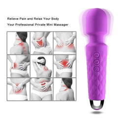 New Power Wand Massager – 10 Speeds, G-Spot & Clitoral Vibrator - Passion Pulse Adult