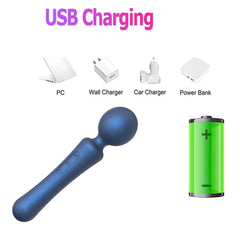 Powerful AV Magic Wand Dildo Vibrator: Vaginal & Clitoris Stimulator for Women - Passion Pulse Adult