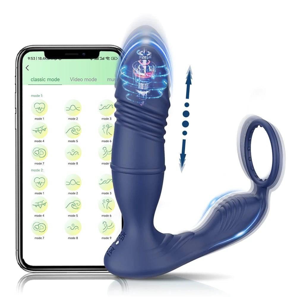 PASSION PULSE Bluetooth APP Vibrator for Men, Remote Prostate Stimulator - Passion Pulse Adult