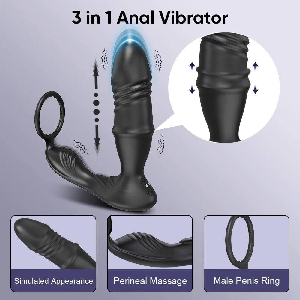 PASSION PULSE Bluetooth APP Vibrator for Men, Remote Prostate Stimulator - Passion Pulse Adult