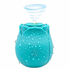 Rose-Shaped Sucking Vibrator – 9 Frequency G-Spot & Nipple Stimulator - Passion Pulse Adult